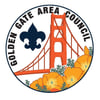 Golden Gate Area Council round logo showing a bridge tower and poppies